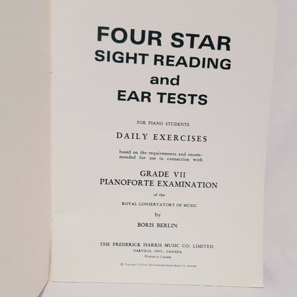Piano Students Four Star Sight Reading and Ear - Picture 4 of 11